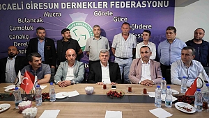 Karaosmanoğlu, Giresunluları ziyaret etti