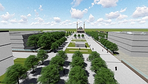 Kartepe kent meydanı çalışmaları sürüyor