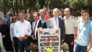 Köşker ve Güler’in şehitlik ziyareti