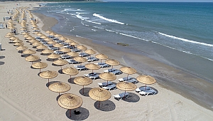 Kumcağız Plajı da mavi bayrağına kavuştu