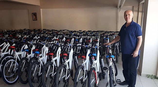 Saha komiserleri de bisikletlerine kavuştu