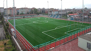 Spor sahalarının zemini iyileştiriliyor