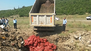 Zabıta'dan kaçak midyecilere operasyon