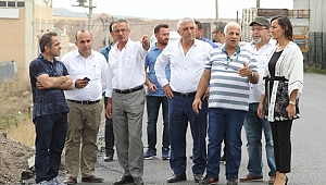 Başkan Köşker’den sanayide esnaf ziyaretleri