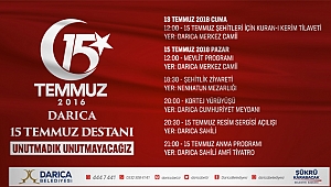 Darıca 15 Temmuz'da nöbette olacak