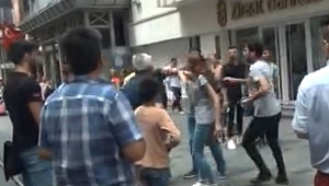 İstiklal Caddesi'nde turist kavgası