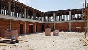 İtfaiye Terminal Müfreze binası yükseliyor