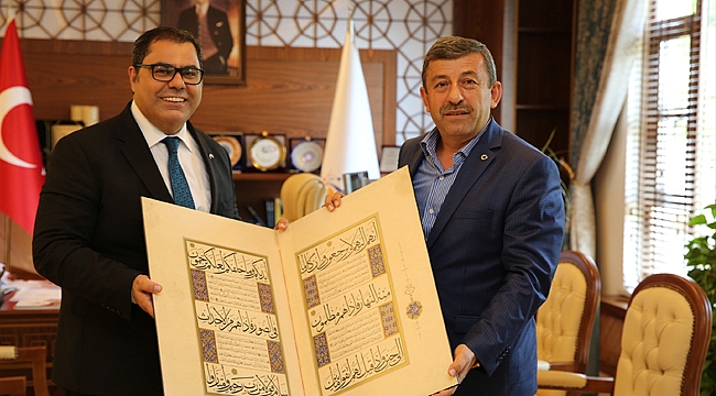 Karabacak'tan Arslan'a hayırlı olsun ziyareti