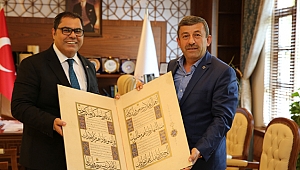 Karabacak'tan Arslan'a hayırlı olsun ziyareti