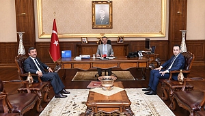 Karabacak Vali Aksoy'u ziyaret etti