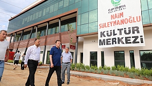 Naim Süleymanoğlu Kültür Merkezi tamamlandı