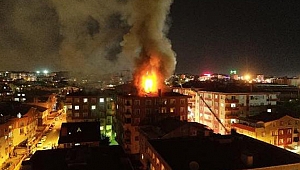 Tatlıkuyu’da korkutan yangın