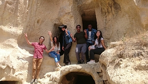 Uluslararası öğrenciler Kapadokya’yı gezdi