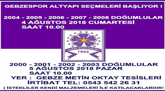 Bekleniyorsunuz gençler!