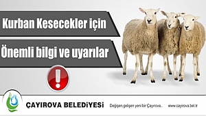 Çayırova Belediyesi’nden uyarılar