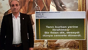 CHP’li başkandan skandal paylaşım!