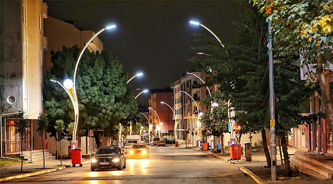 Darıca caddeleri ışıldıyor