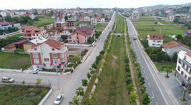 Fay hattı yolu yenilendi
