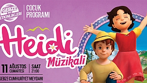 Heidi çocuklarla buluşuyor