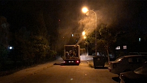 İzmit gece boyunca ilaçlandı