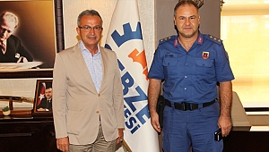 Jandarma Komutanı Başkan Köşker’in konuğu