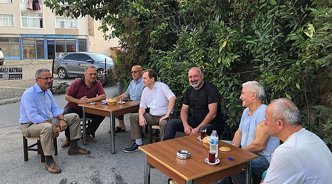 Köşker’den esnaf turu