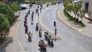 Motorculardan 30 Ağustos konvoyu