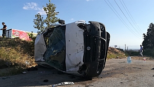 Piknik dönüşü kaza; 1 ölü 5 yaralı