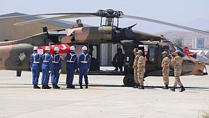 Şehit uzman çavuş memleketine uğurlandı