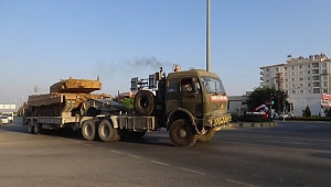 Suriye sınırına askeri sevkiyat