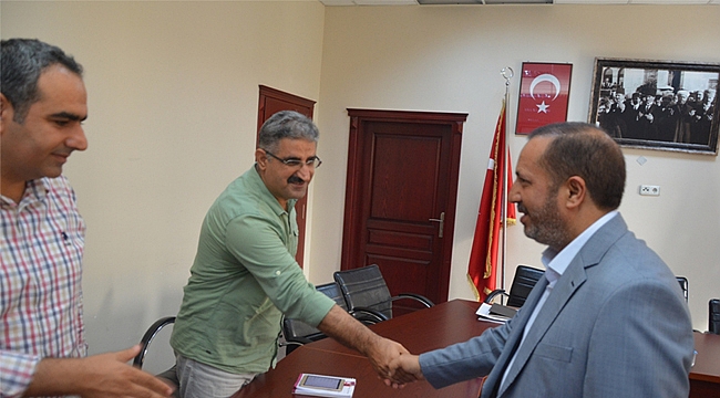 Toltar personeliyle bayramlaştı