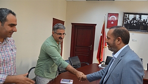 Toltar personeliyle bayramlaştı