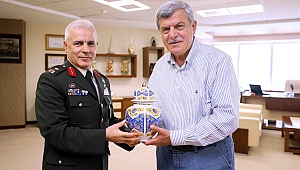 Tuğgeneral’den veda ziyareti