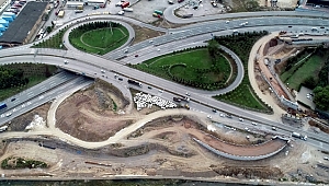 Batı Kavşağı’nda çalışmalar devam ediyor