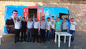 Gezici kütüphane yoğun ilgi gördü