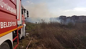 İnönü’de korkutan yangın