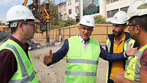 Köşker metro şantiyesini inceledi