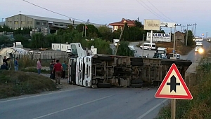 Muallimköy’de korkutan kaza