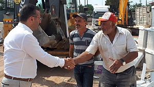 Vali Aksoy incelemelerde bulundu