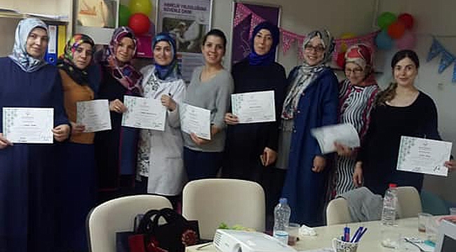 Bebekleri için eğitimlerini tamamladılar