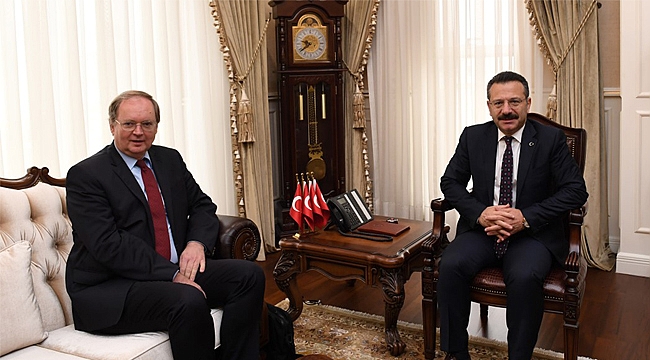 Berger, Vali Aksoy’u ziyaret etti