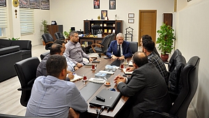 Bursa Büyükşehir heyetine hafriyat hizmetleri anlatıldı