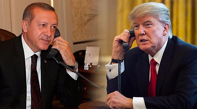 Erdoğan, Trump ile görüştü
