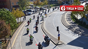 Gebzeli motorculardan 29 Ekim konvoyu