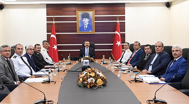 İl güvenlik toplantısı yapıldı