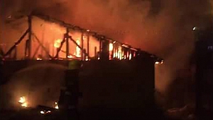 İnönü’deki yangın korkuttu