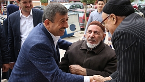 Karabacak Osmangazi esnafını ziyaret etti