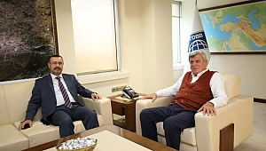 Karaosmanoğlu, Başsavcı Korkmaz’ı konuk etti