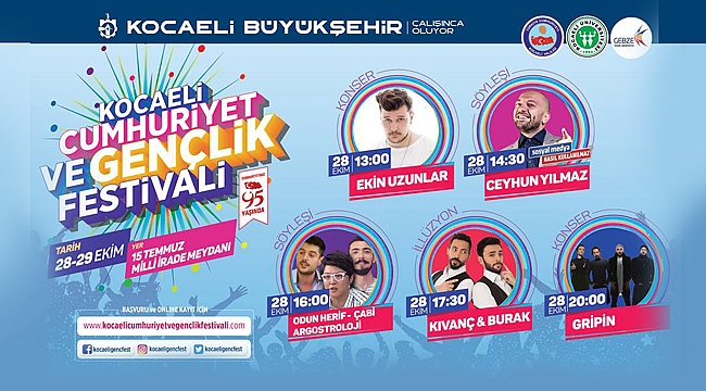 Kocaeli Gençliği bu festivalde buluşuyor