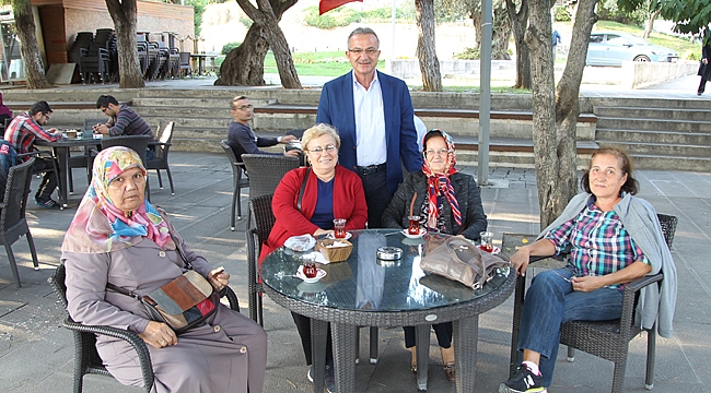 Köşker hemşerilerinin yanında